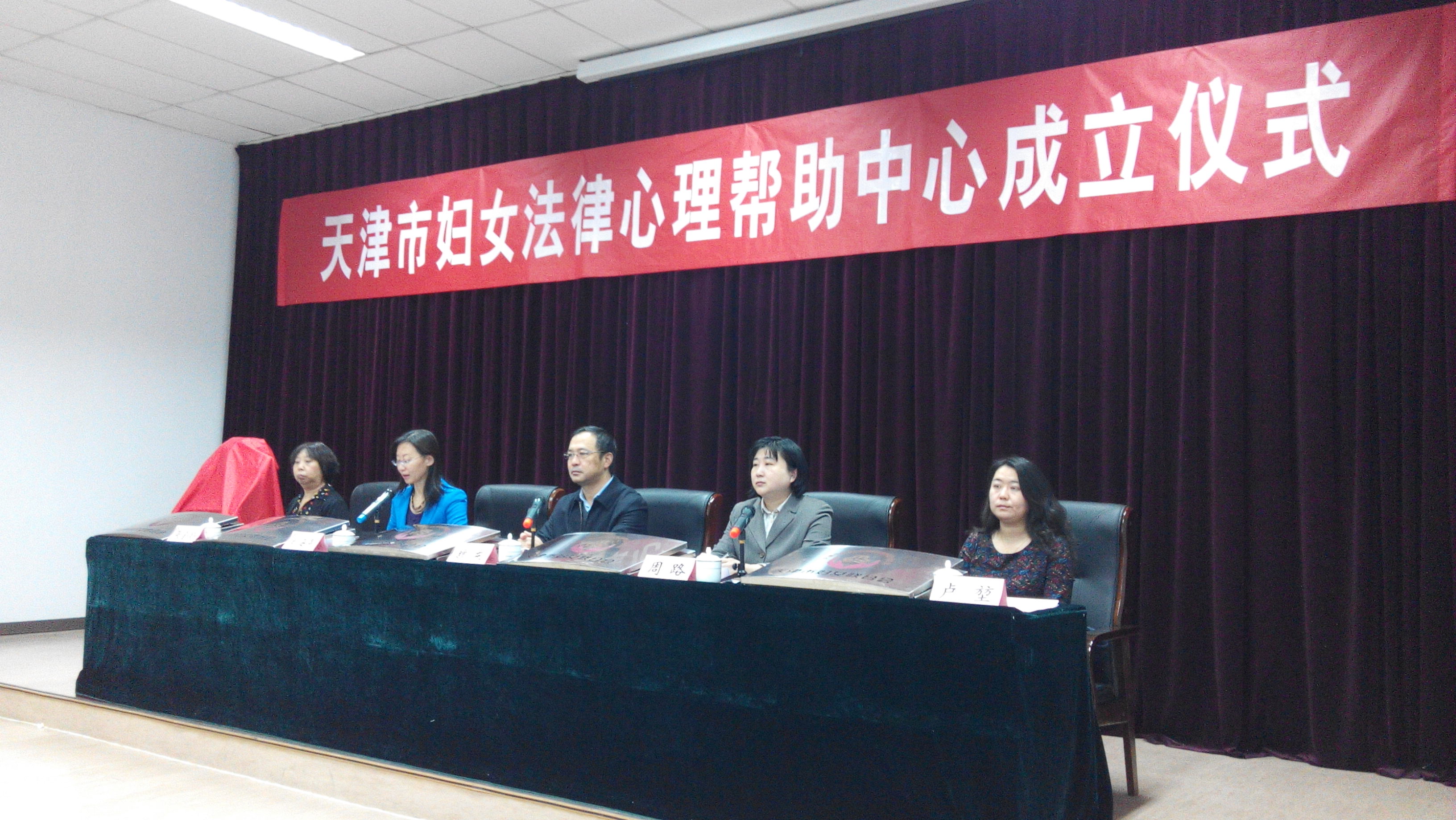 <b>天津市妇女法律心理帮助中心成立仪式举行</b>